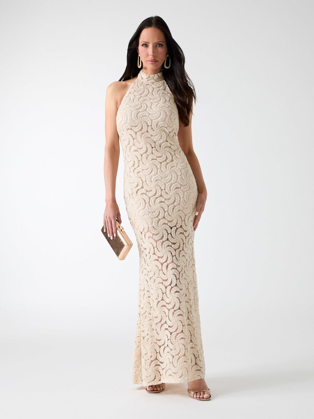 Marciano openwork textured dress - Guess