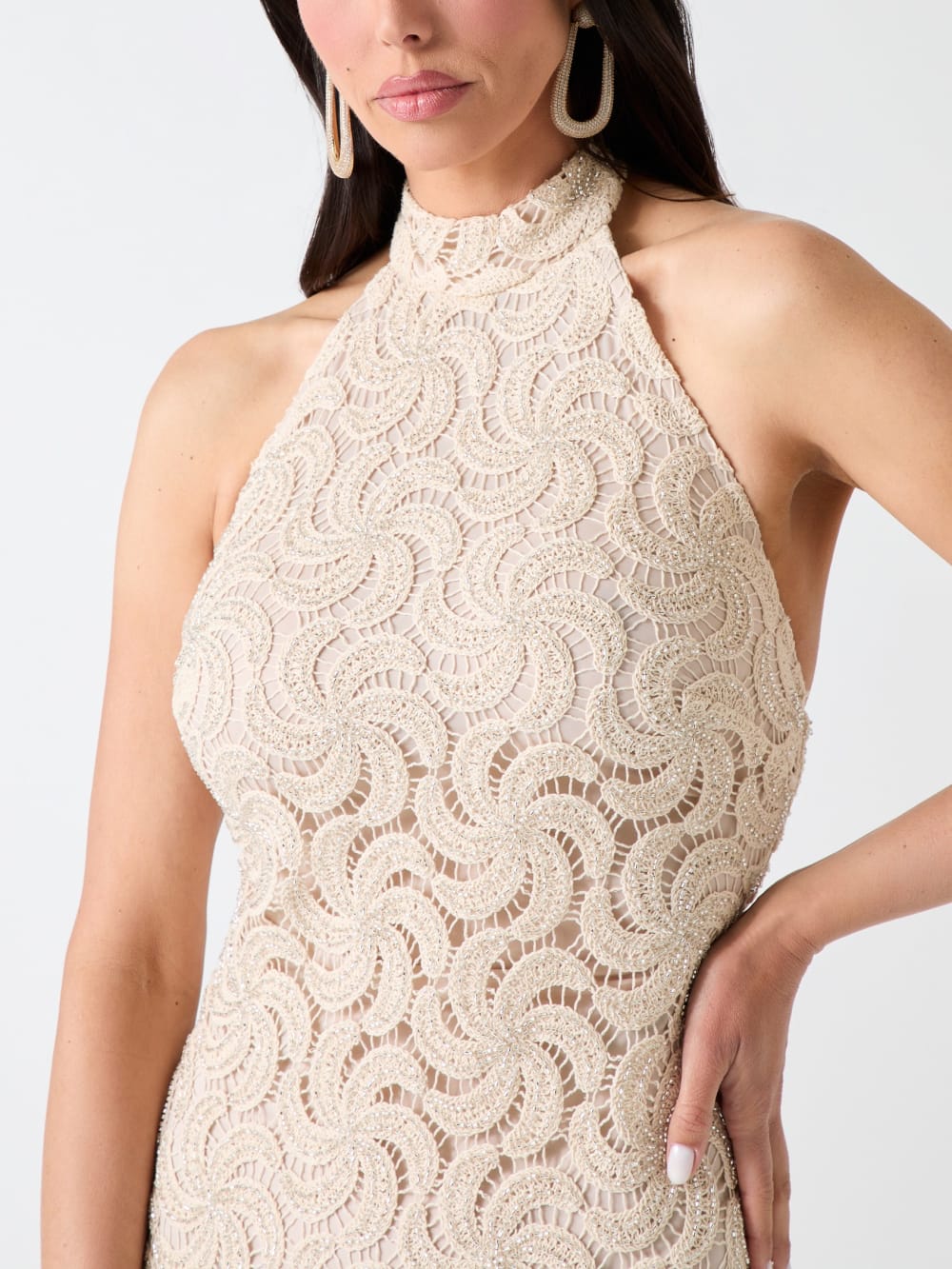 Marciano openwork textured dress - Guess