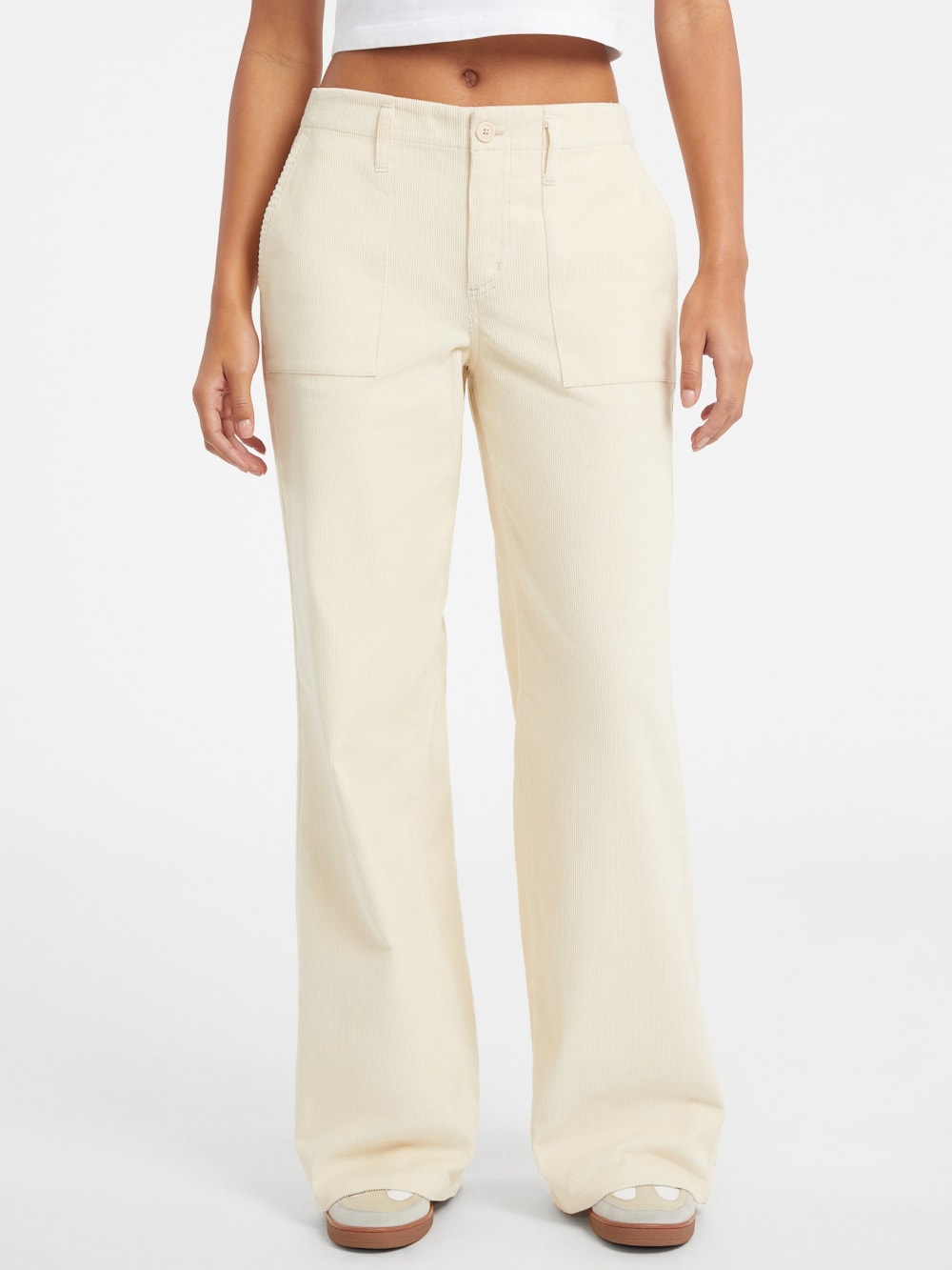 Wide-Leg Utility Pants - Guess