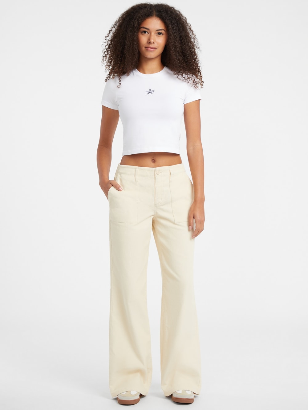 Wide-Leg Utility Pants - Guess
