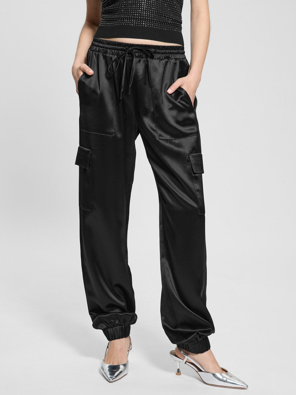 Slim fit cargo joggers - Guess