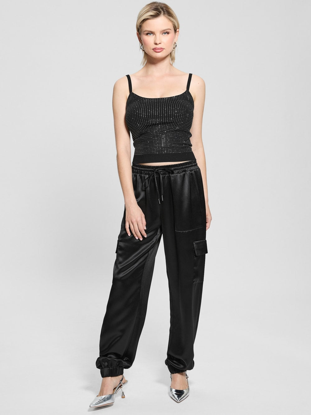 Slim fit cargo joggers - Guess