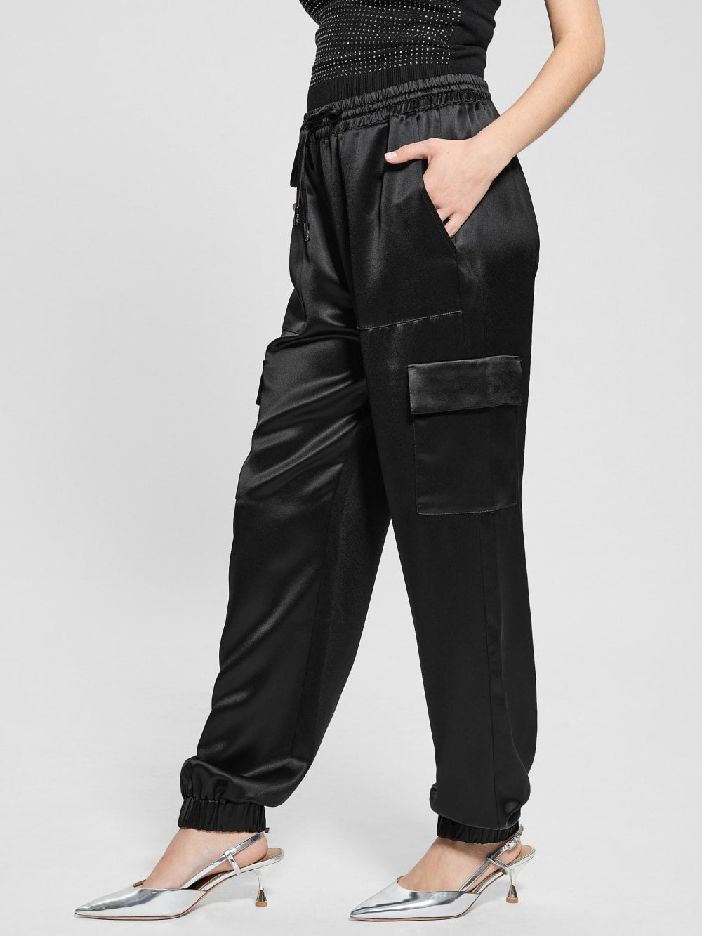 Slim fit cargo joggers - Guess