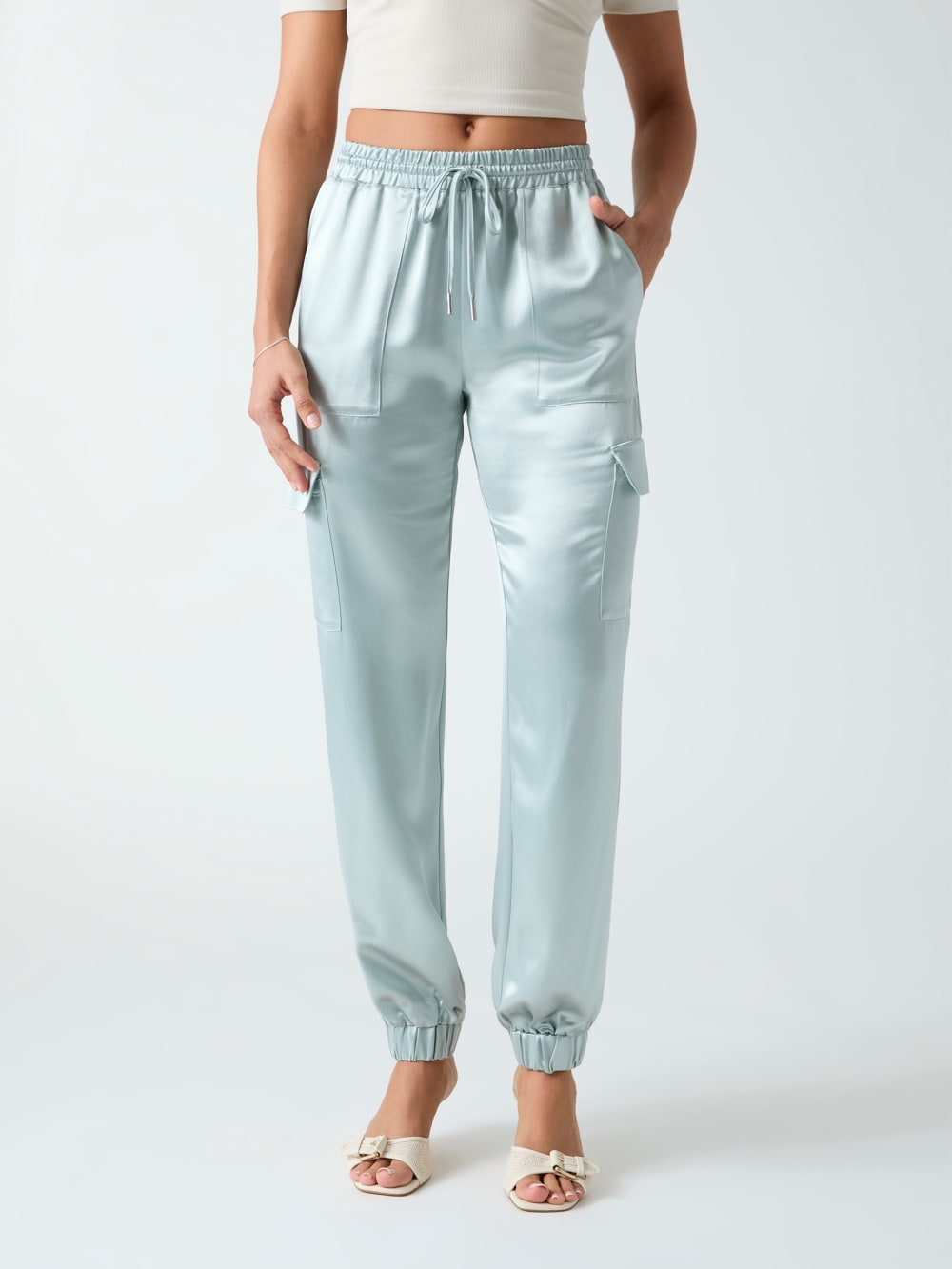 Slim fit cargo joggers - Guess
