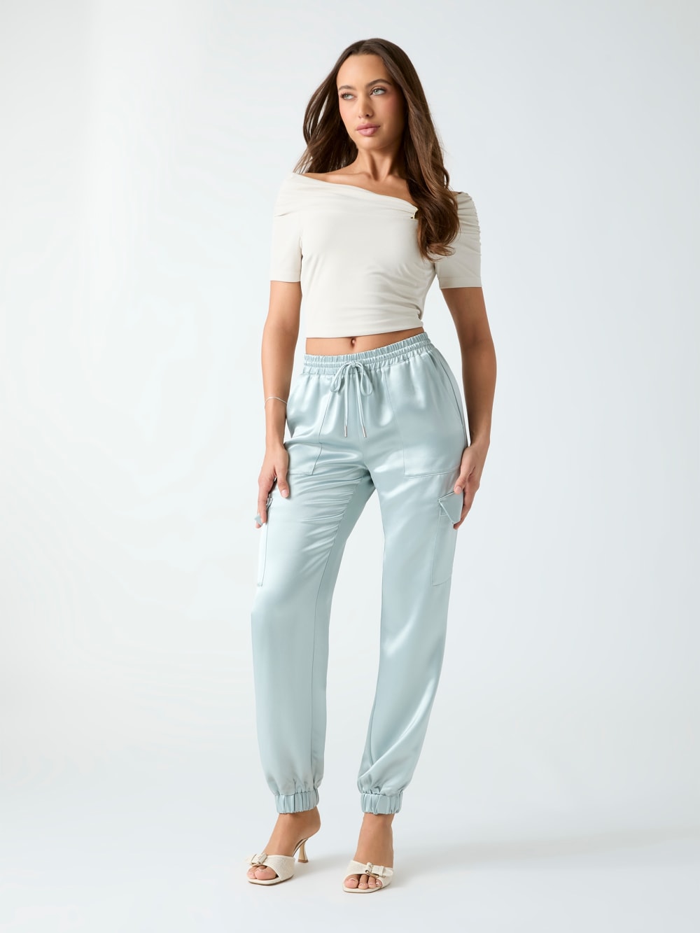 Slim fit cargo joggers - Guess