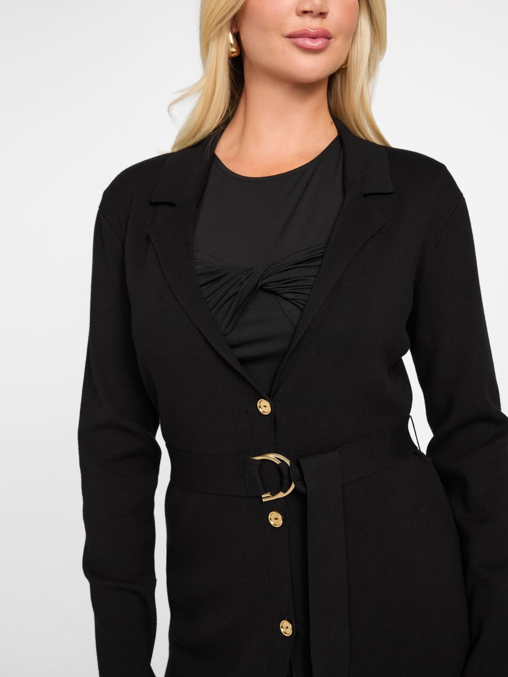 Aabish Longline Cardigan Sweater - Guess