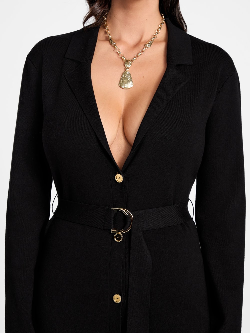 Aabish Longline Cardigan Sweater - Guess