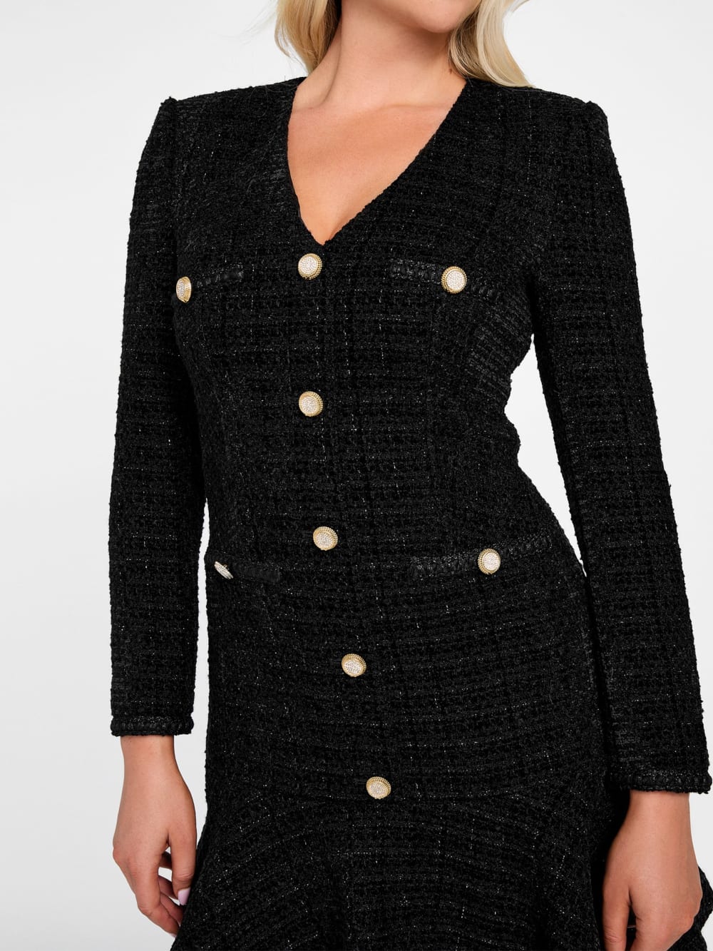 Eco Sue Boucle Mini Dress - Guess