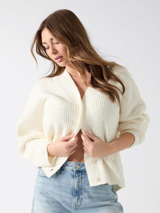V neck sweater cardigan - Guess