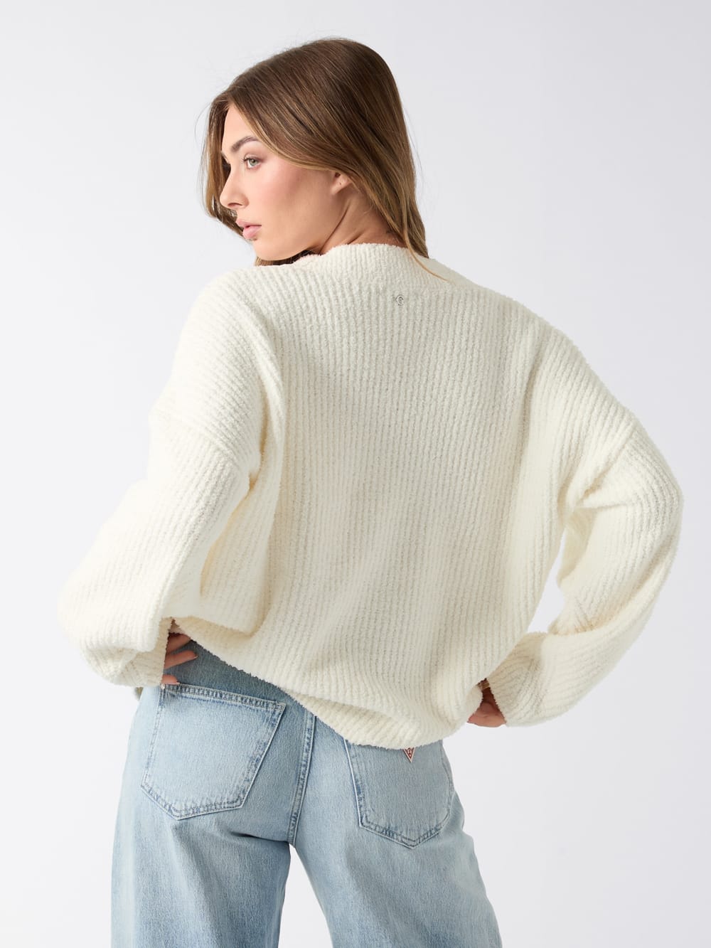 V neck sweater cardigan - Guess