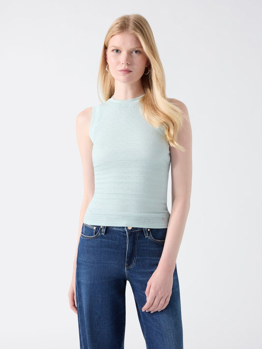 Rhinestones tank top - Guess