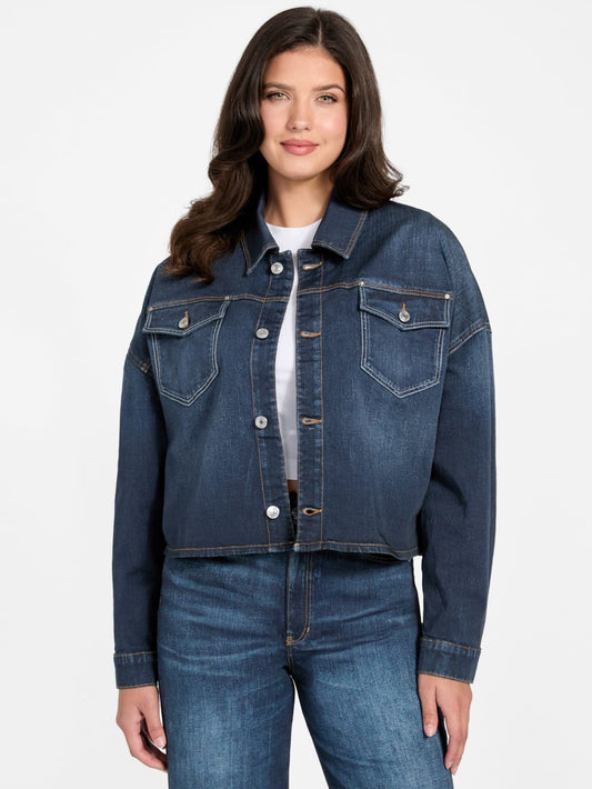 Eco Western Denim Shacket - Guess