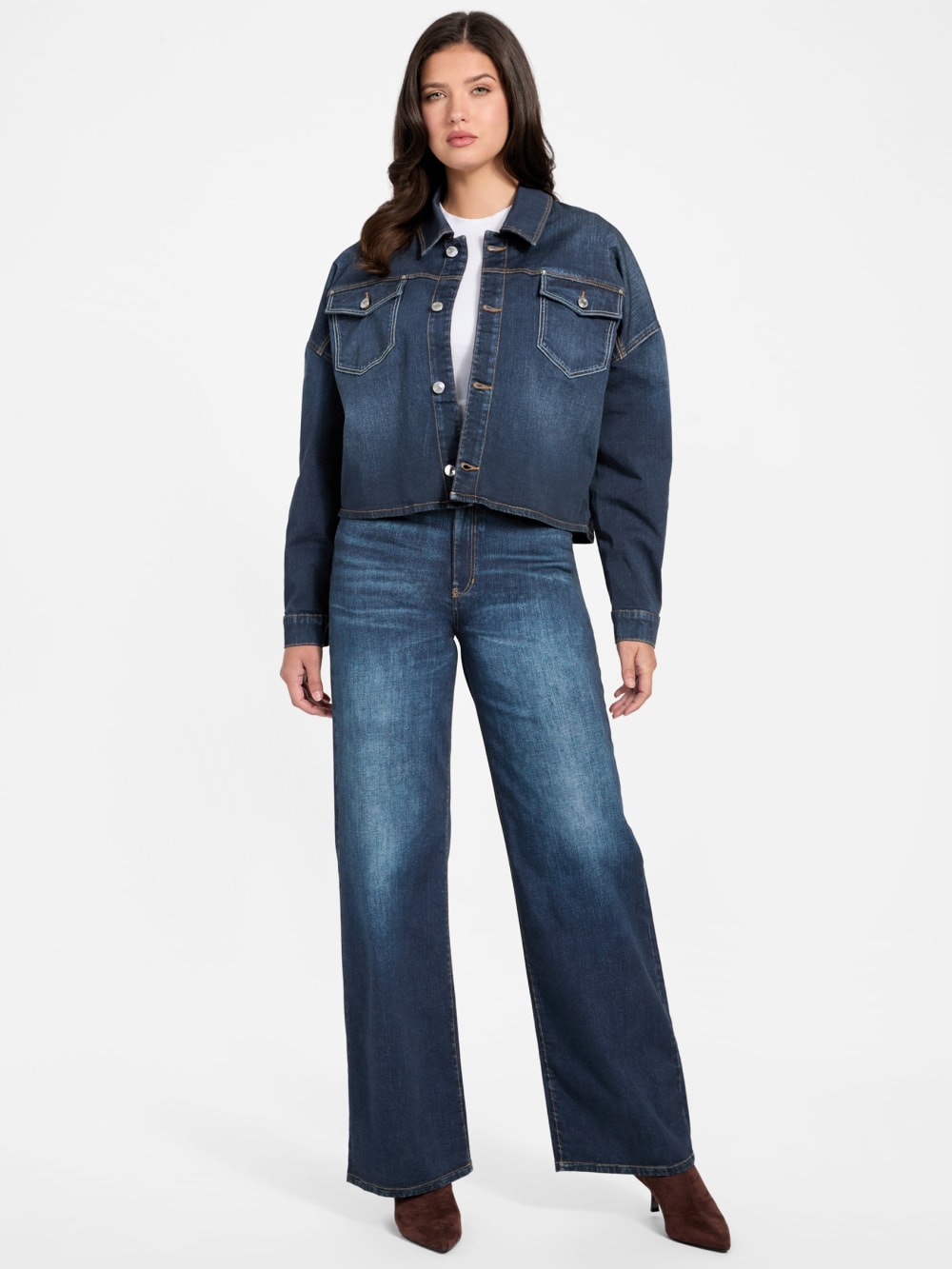 Eco Western Denim Shacket - Guess
