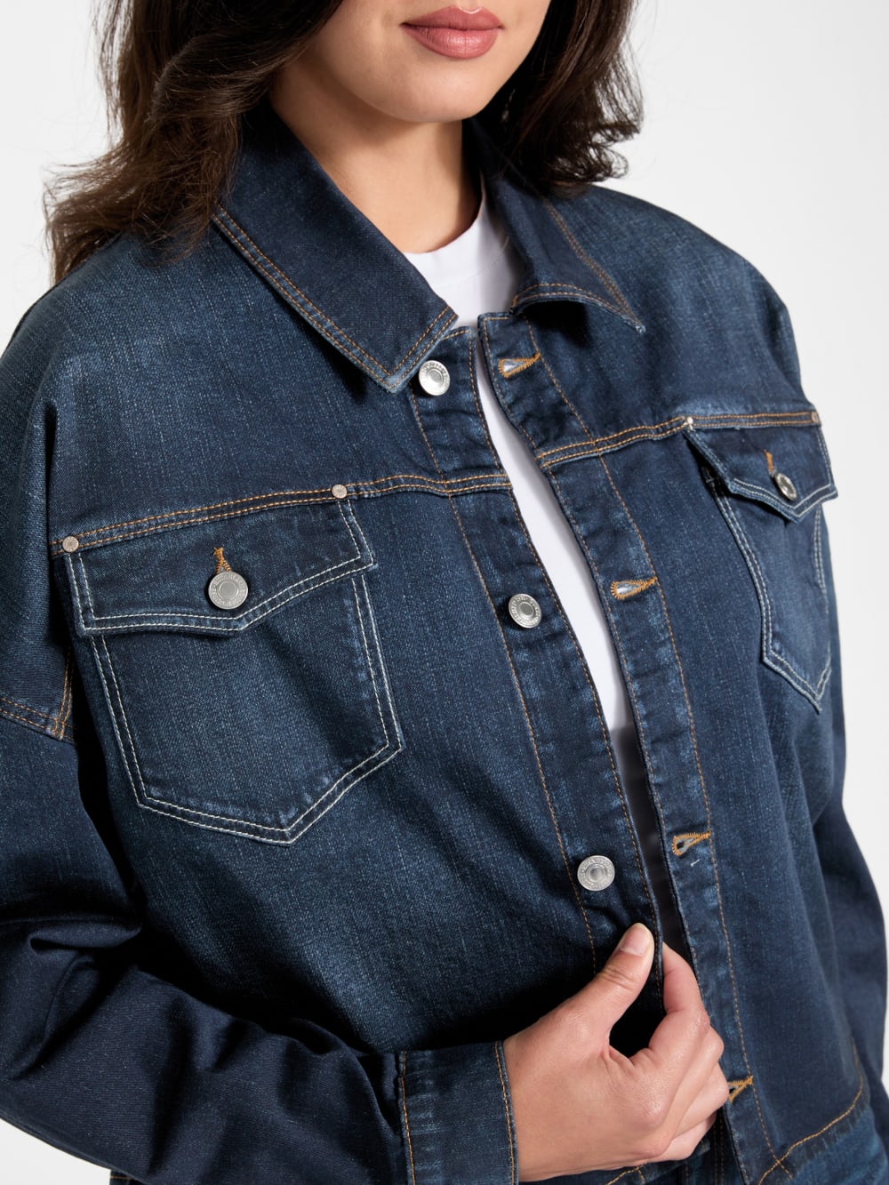 Eco Western Denim Shacket - Guess