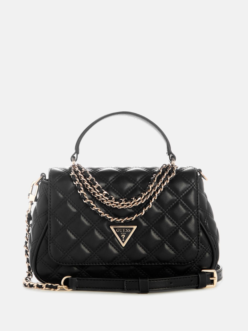 Giully II Quilted Top-Handle Bag - Guess