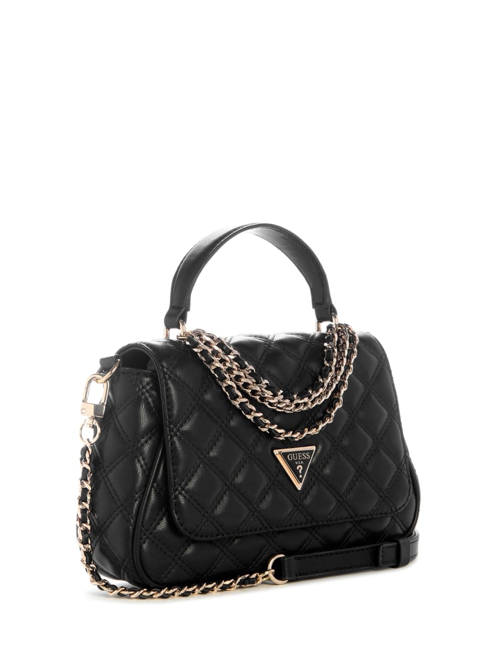 Giully II Quilted Top-Handle Bag - Guess