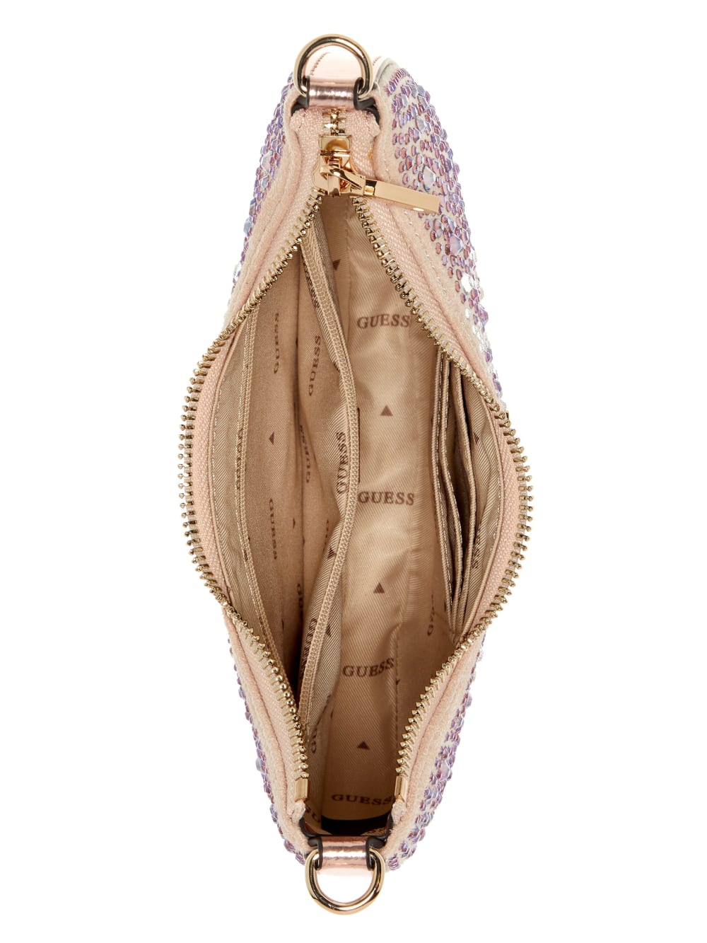 Tasmin Rhinestones Hobo Bag - Guess