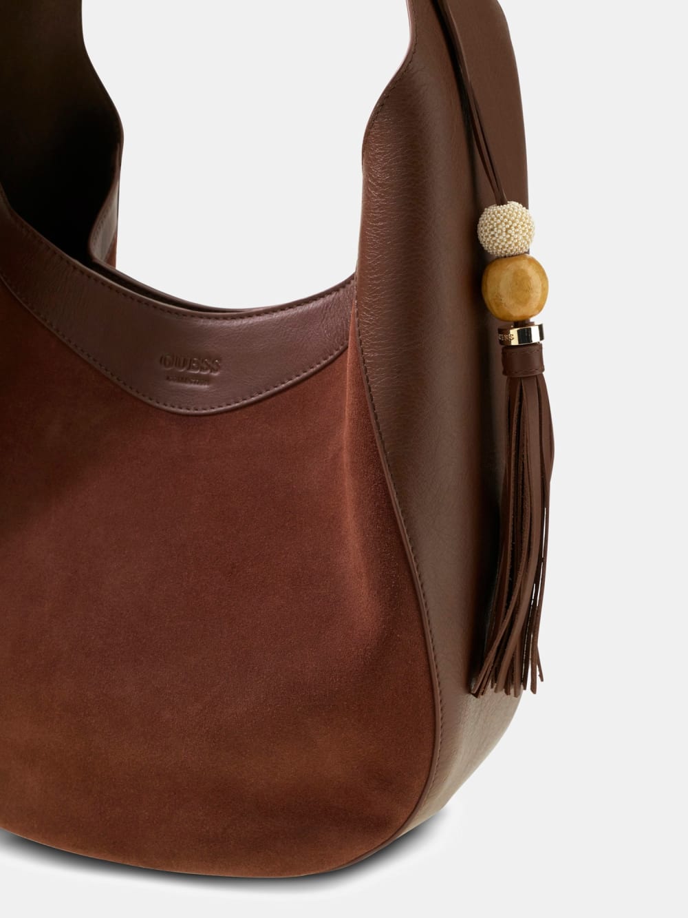 Nina genuine leather hobo bag - Guess