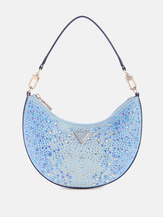 Tasmin Rhinestones Hobo Bag - Guess