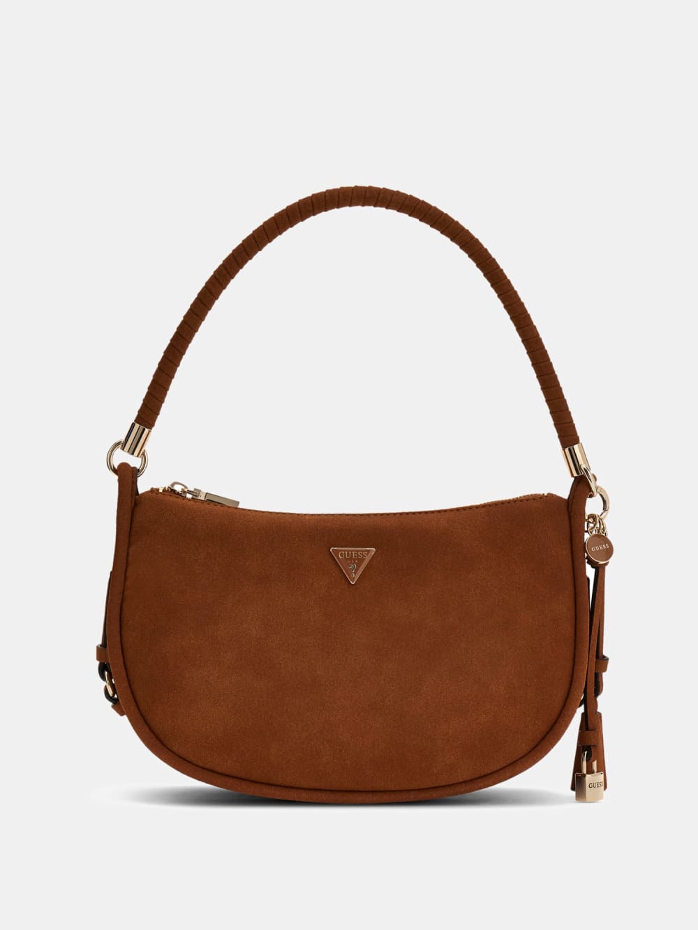 Danya Suede Shoulder  Bag - Guess