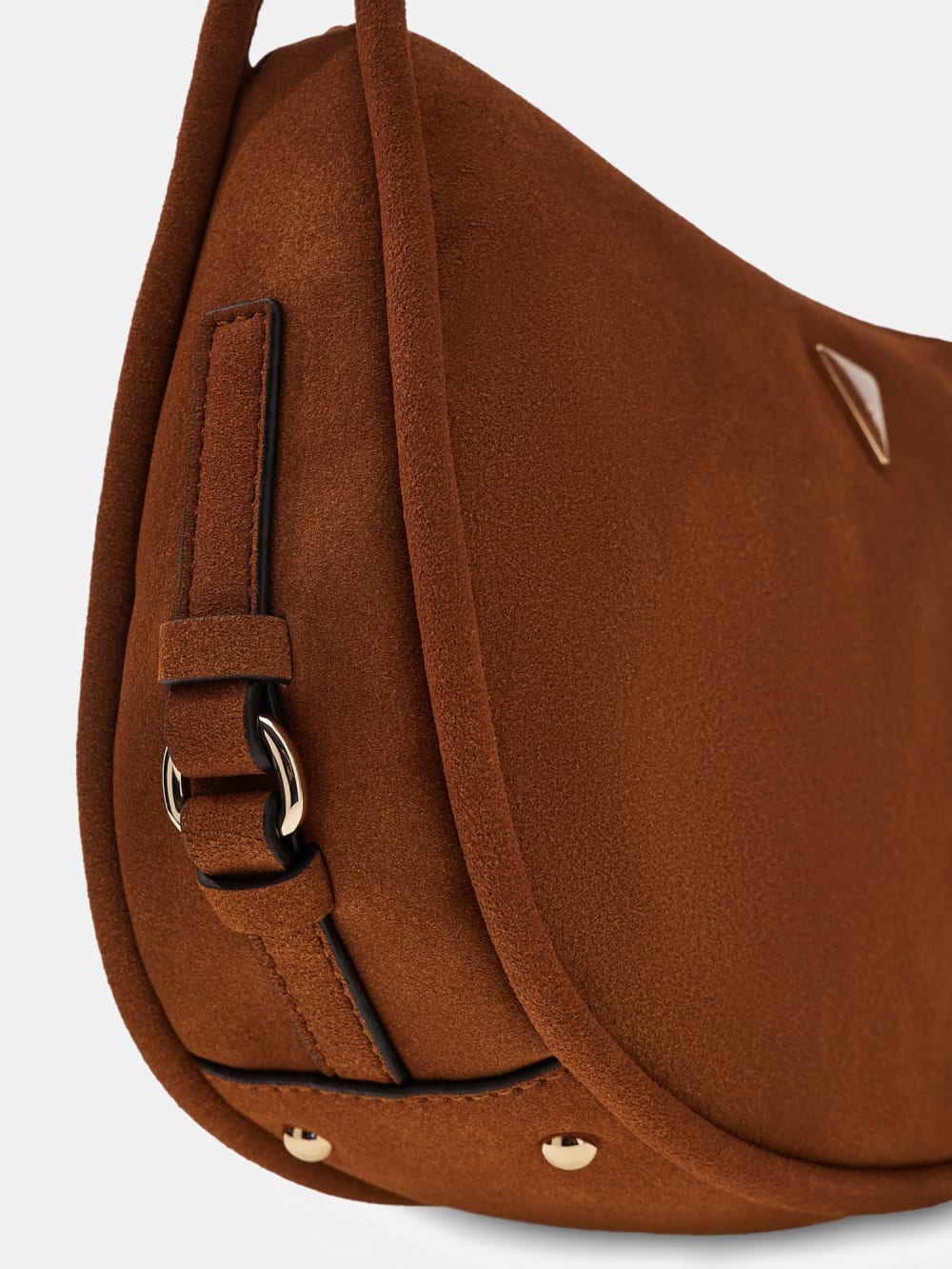 Danya Suede Shoulder  Bag - Guess