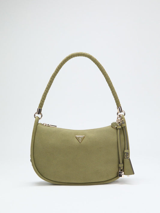 Danya Suede Shoulder  Bag - Guess