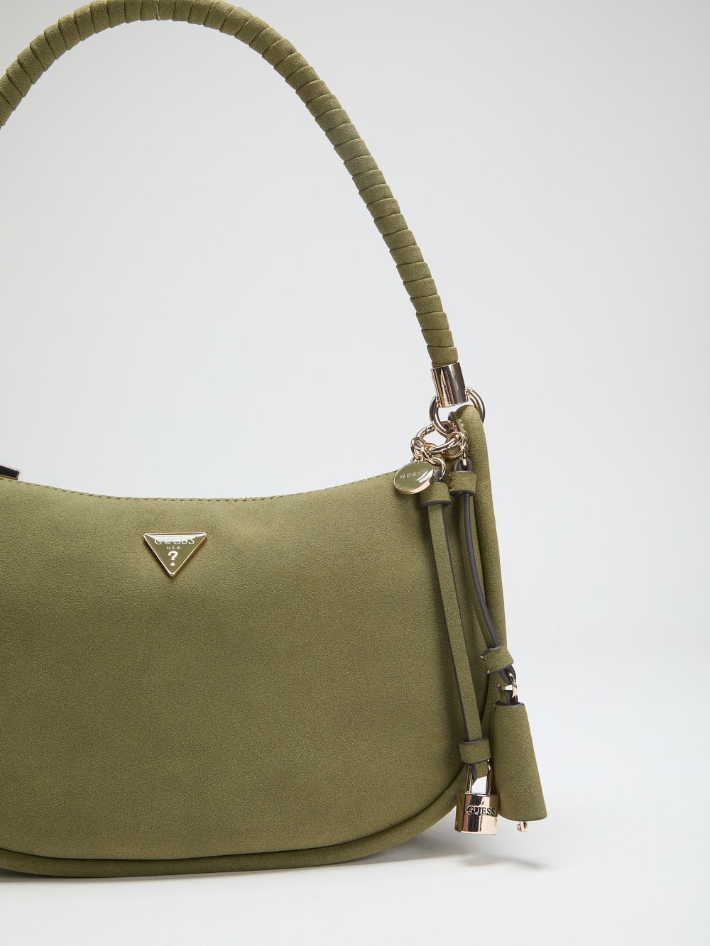 Danya Suede Shoulder  Bag - Guess