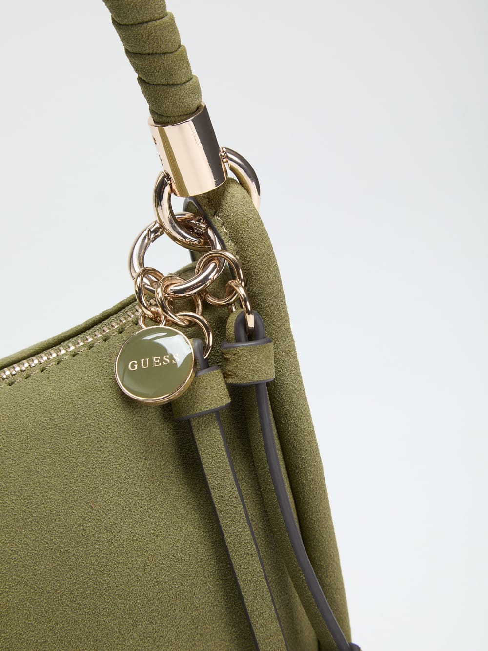 Danya Suede Shoulder  Bag - Guess