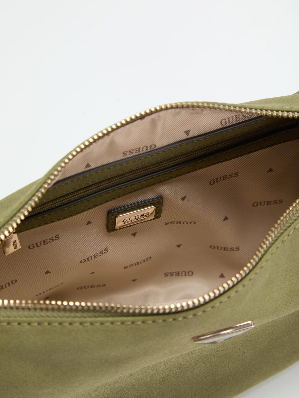 Danya Suede Shoulder  Bag - Guess
