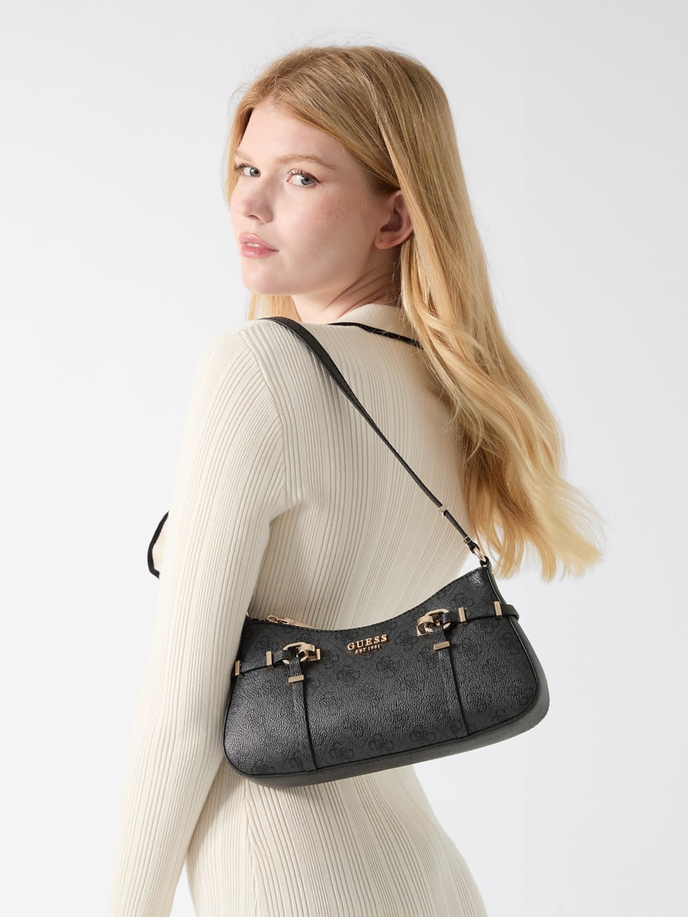 Leona Logo Shoulder  Bag - Guess