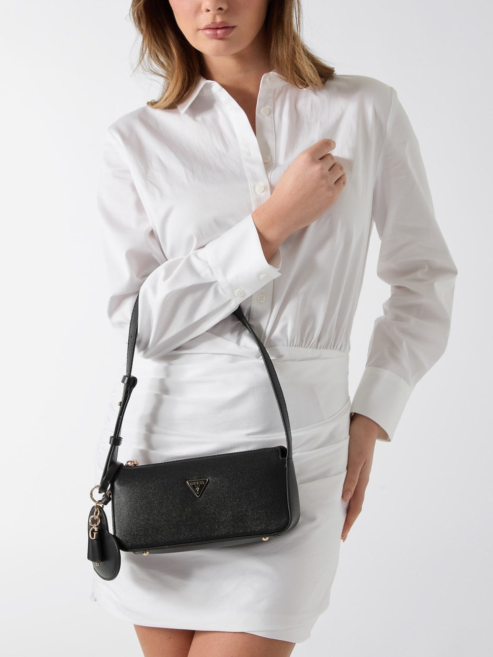Isobel Logo Shoulder  Bag - Guess