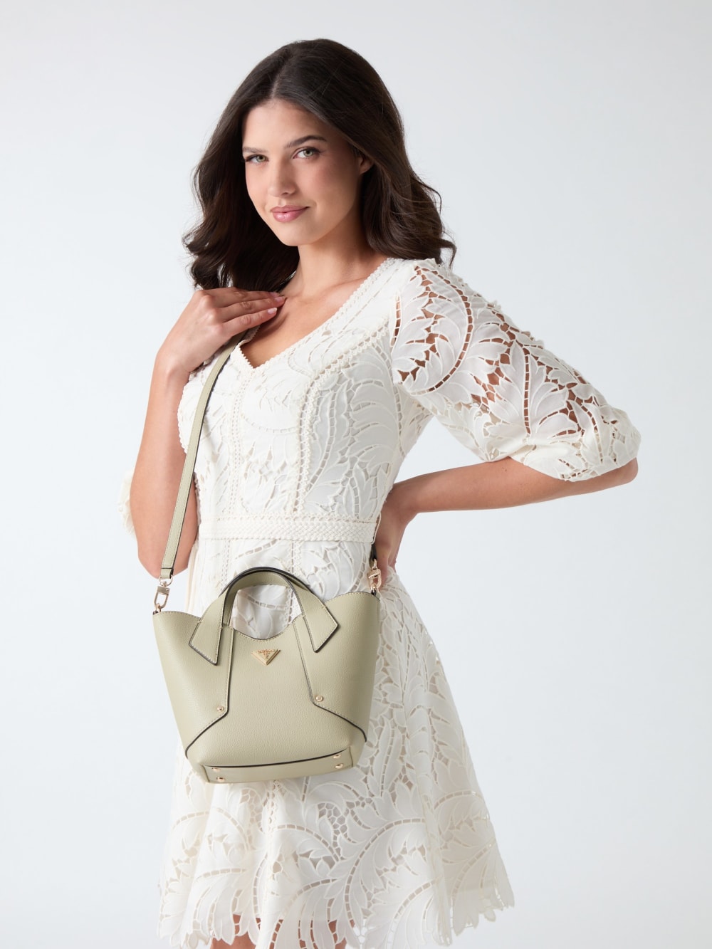 Darcy Logo Mini Handbag - Guess