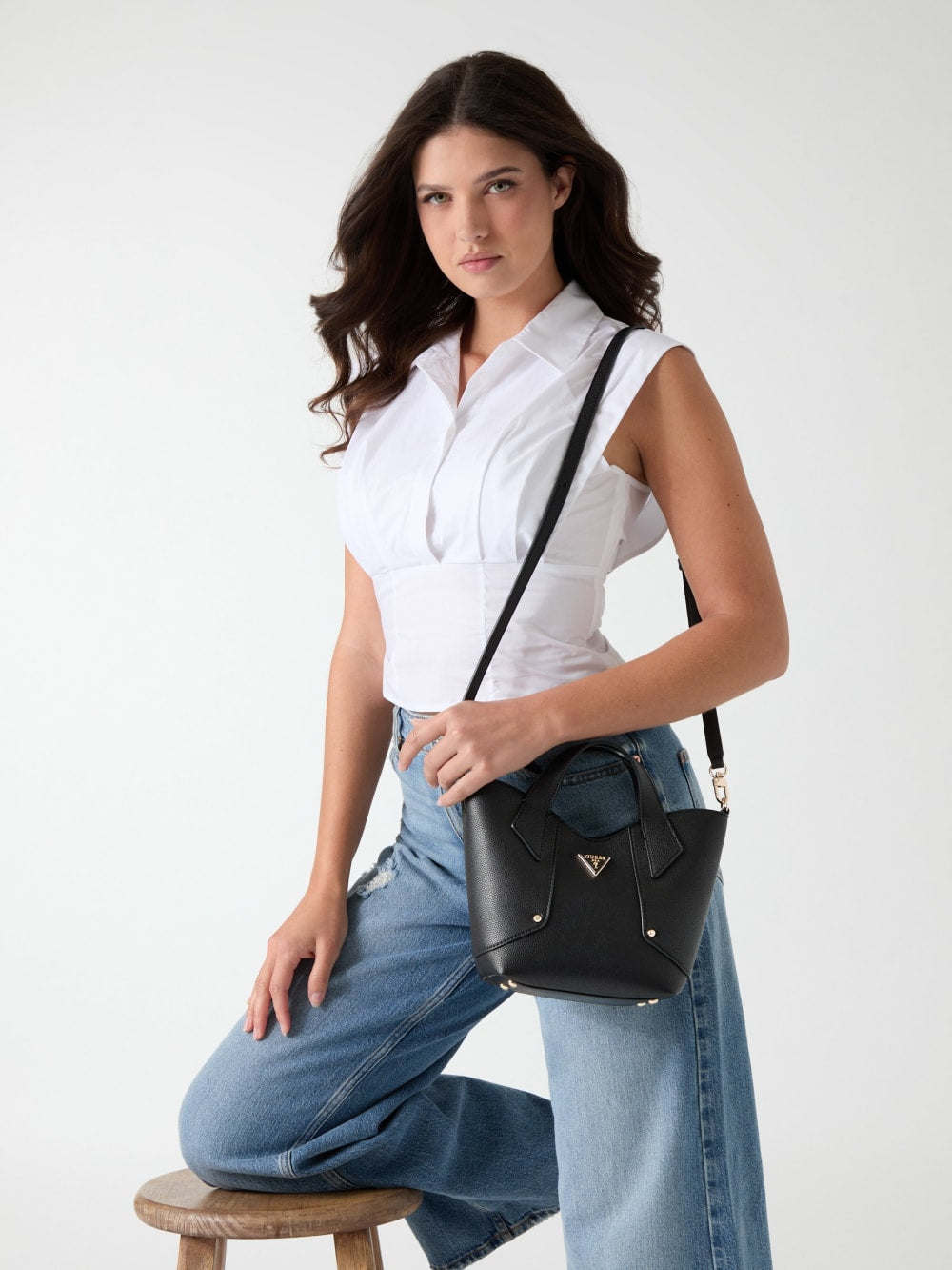 Darcy Logo Mini Handbag - Guess