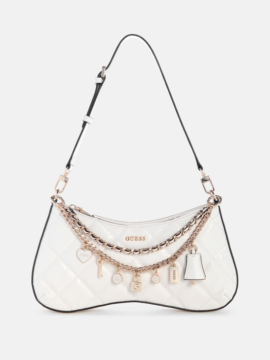 Libby Quilted Shoulder Bag - Guess