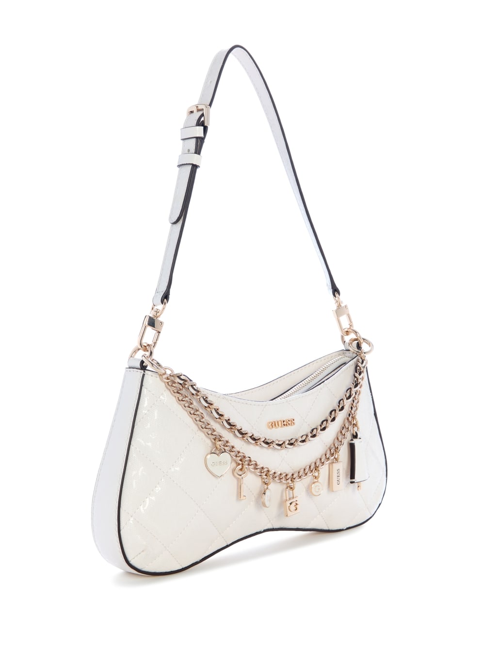 Libby Quilted Shoulder Bag - Guess