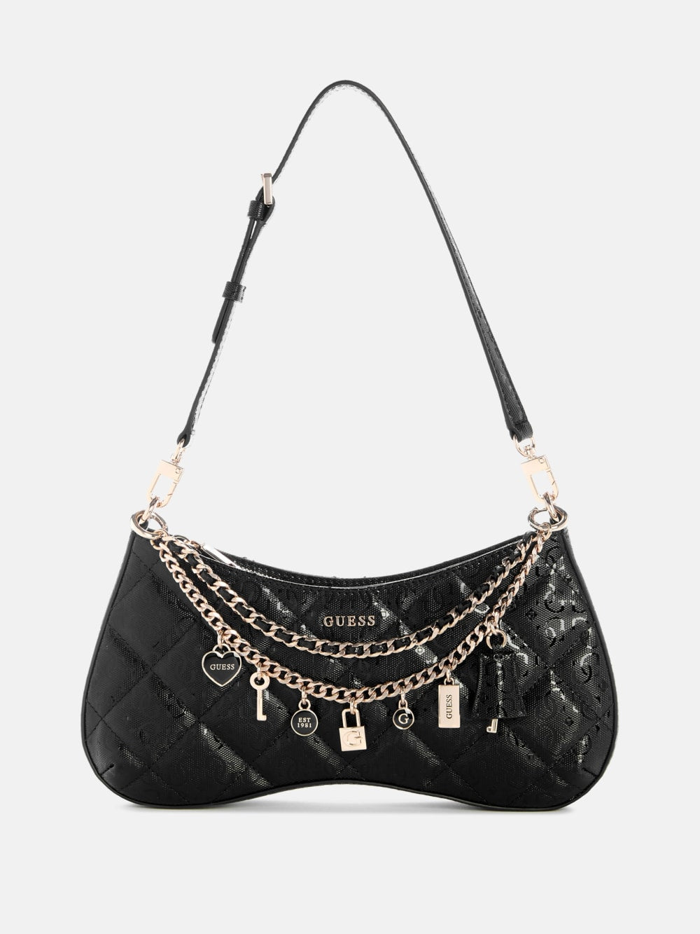 Libby Quilted Shoulder Bag - Guess
