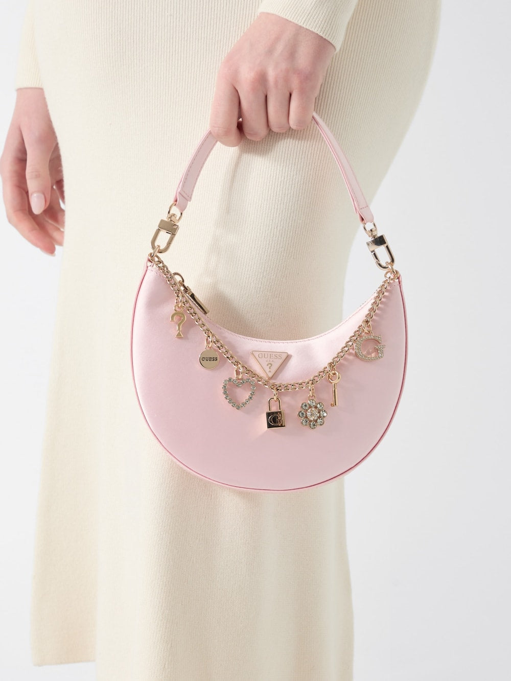 Tasmin Charm Appliqu  Hobo Bag - Guess