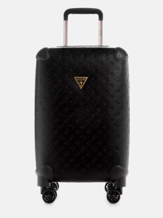 Wilder Debossed 20" 8-Wheel Suitcase - Guess