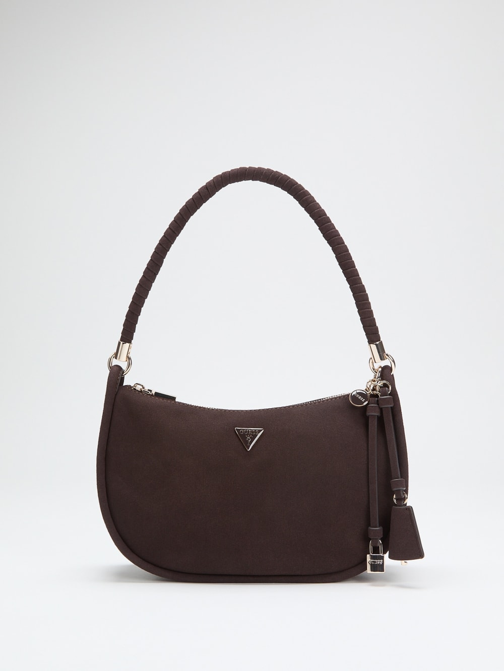 Danya Suede Shoulder  Bag - Guess