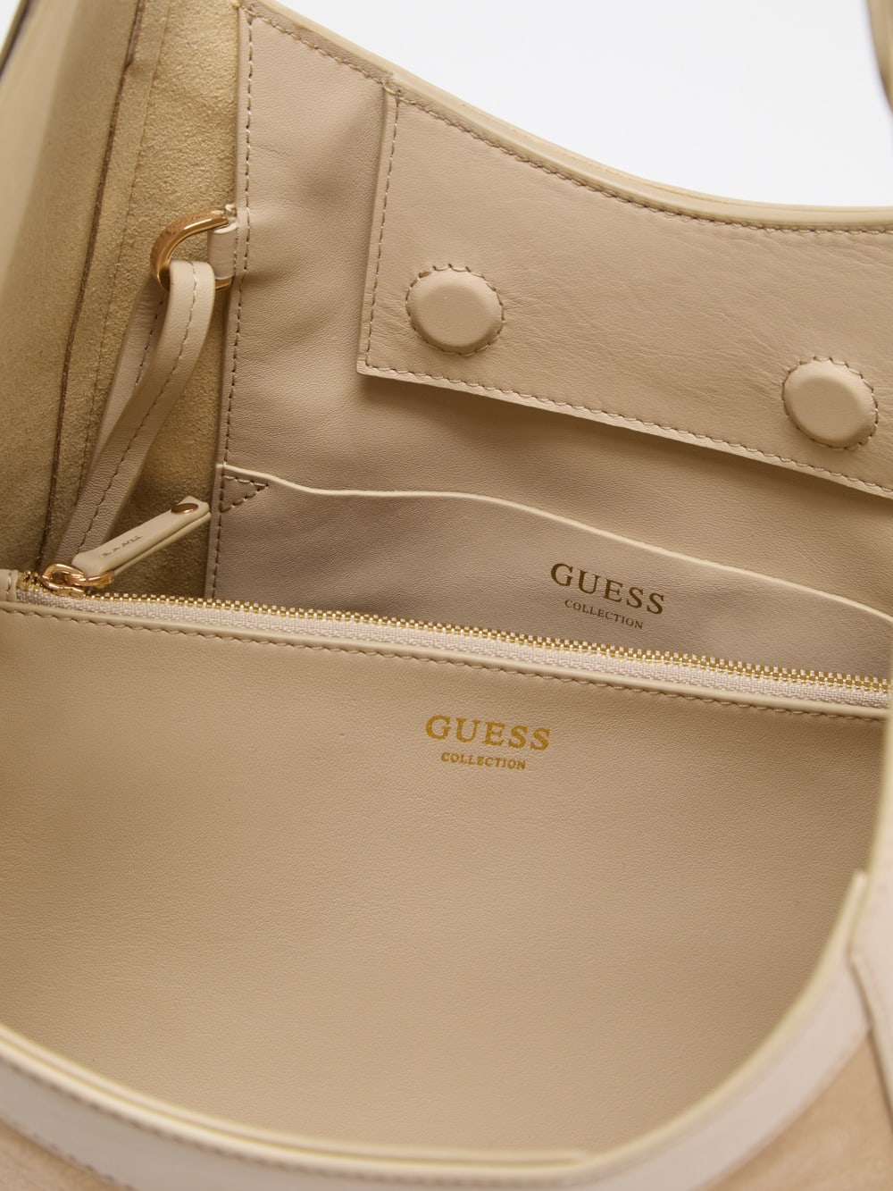 Nina genuine leather hobo bag - Guess