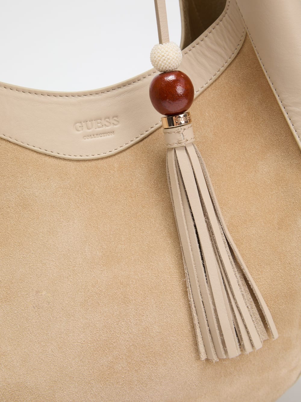 Nina genuine leather hobo bag - Guess