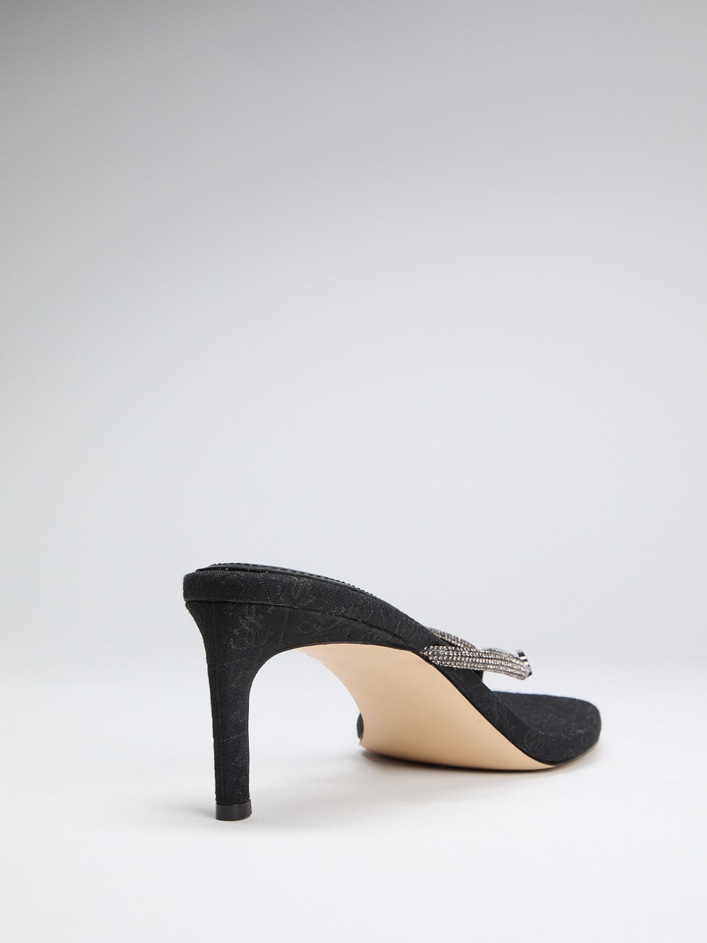 Mayan Rhinestone Thong Strap Heels - Guess