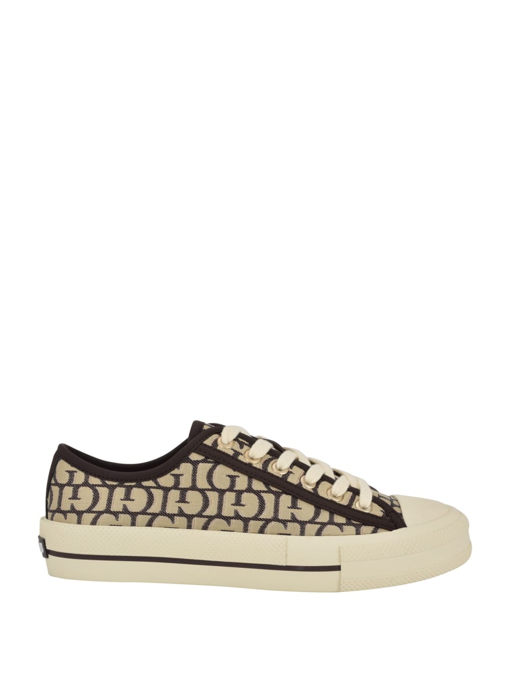 Carey Canvas Low-Top Sneakers - Guess