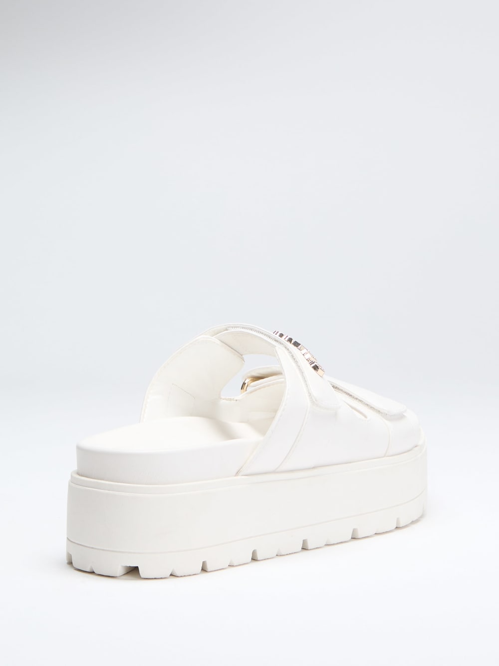 Fasten Genuine Leather Sandal - Guess