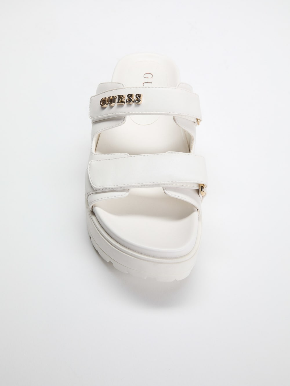 Fasten Genuine Leather Sandal - Guess