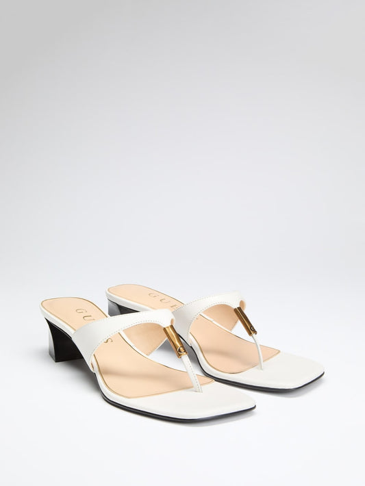 Yaiza Leather Sandals - Guess