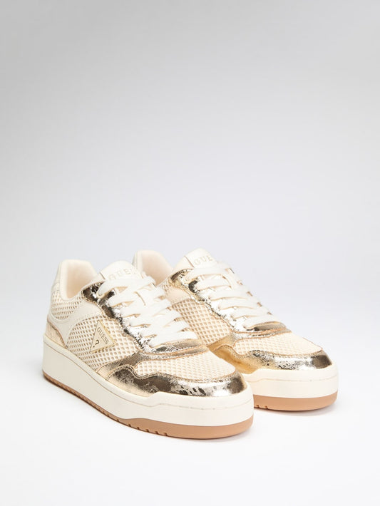 Miram Low-Top Metallic Sneakers - Guess