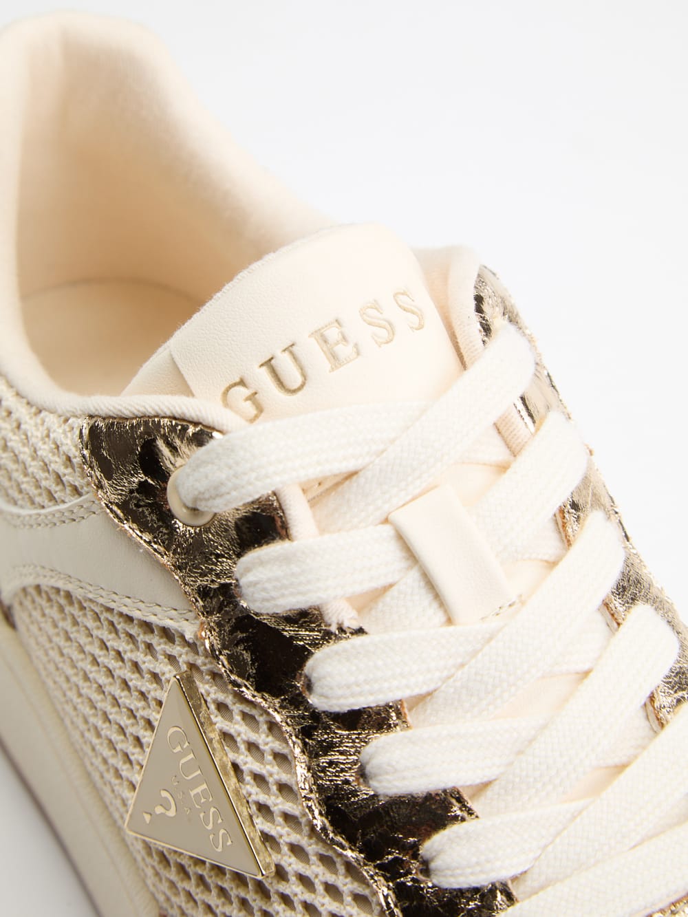 Miram Low-Top Metallic Sneakers - Guess