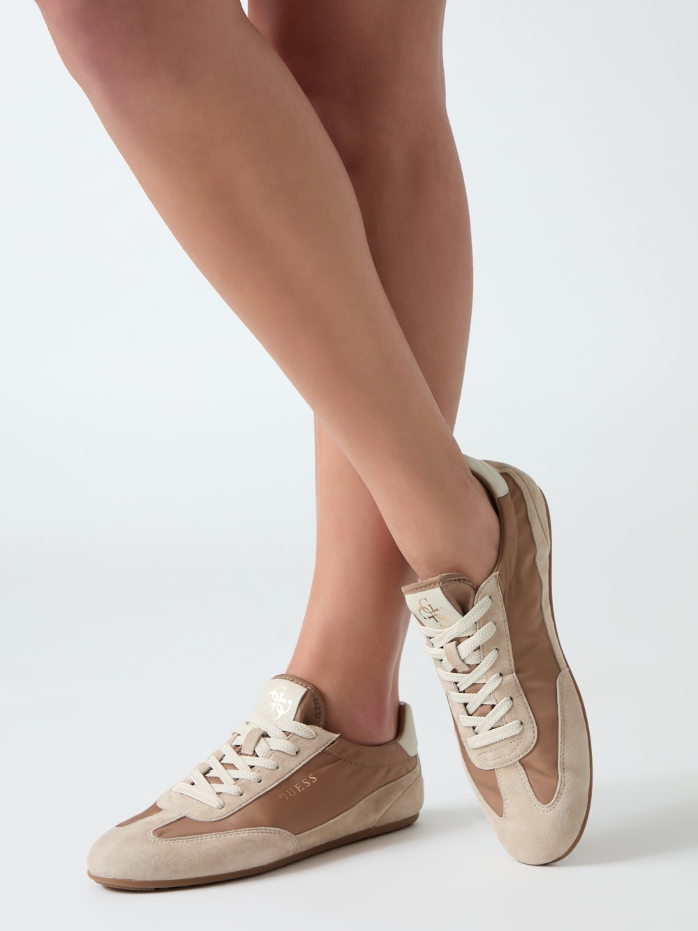 Faux Leather Sneakers - Guess