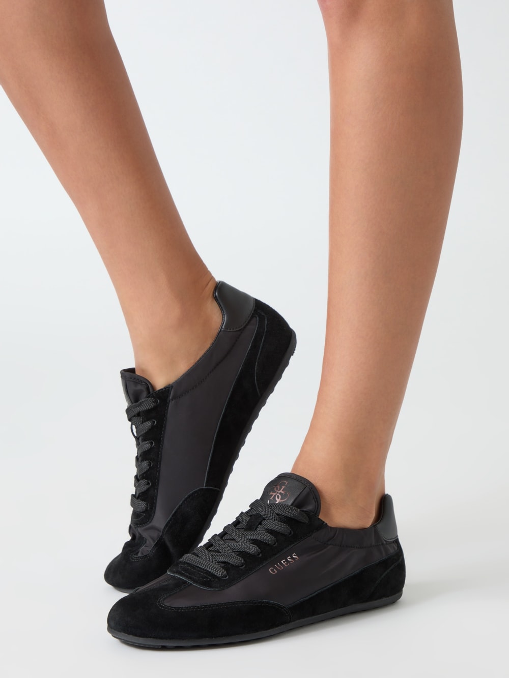 Faux Leather Sneakers - Guess